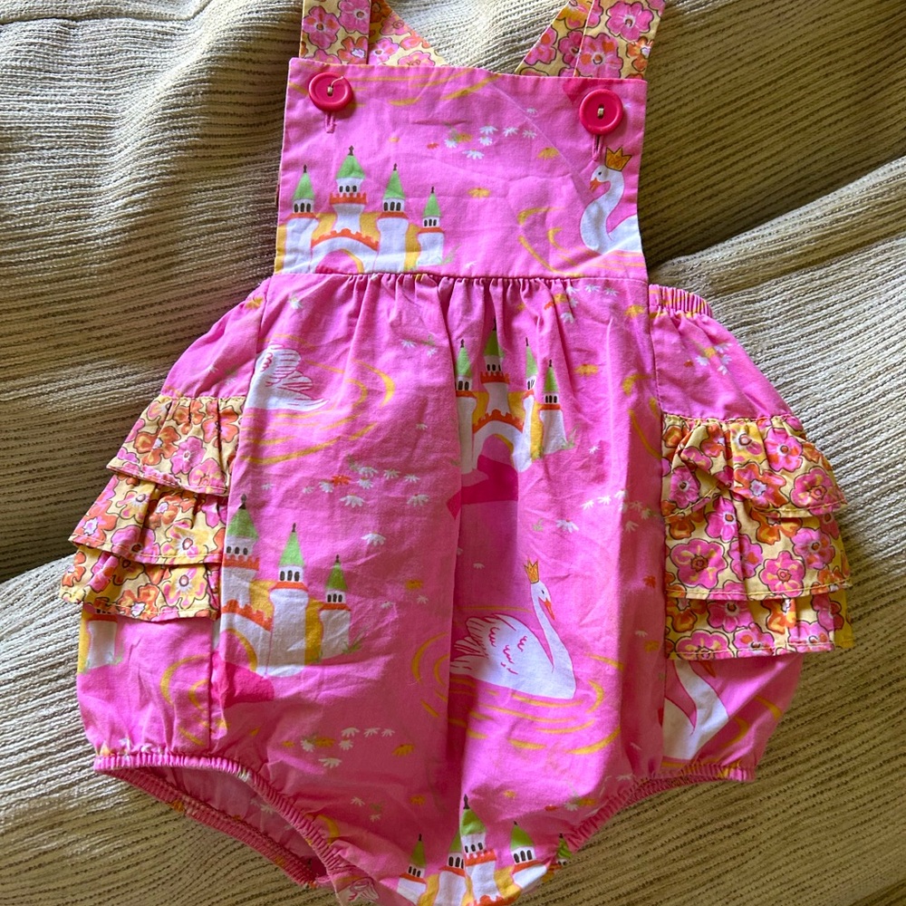 Eleanor Rose onsie 12M retired print